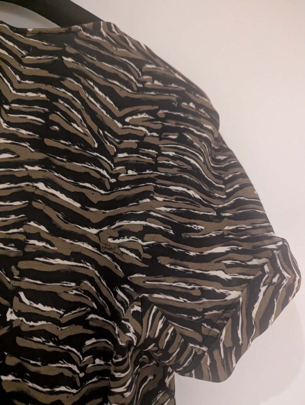 Just Cavalli Zebra Print Short Sleeve Dress Size 36 - Picture 8 of 9